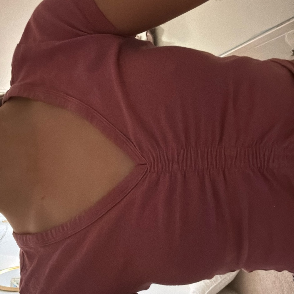 American eagle pink top